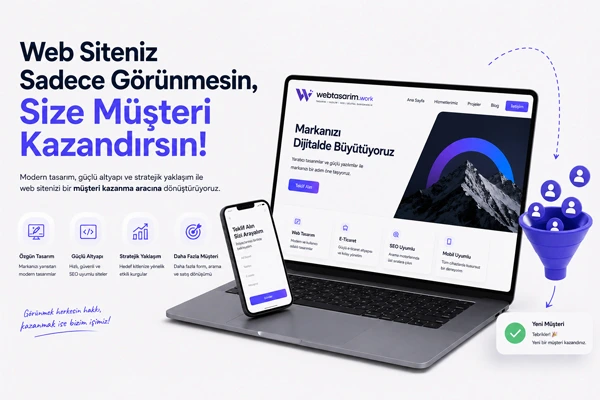 Web Siteniz Sadece Görünmesin, Size Müşteri Kazandırsın!